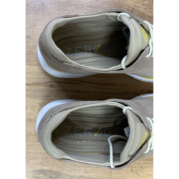 Cole Haan Men's 2.ZERØGRAND C35749 Taupe Brown Laser Wingtip Stucco Suede 11 M - Picture 13 of 14